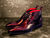  JAWS in Burgundy Patent with Metallic Croc  