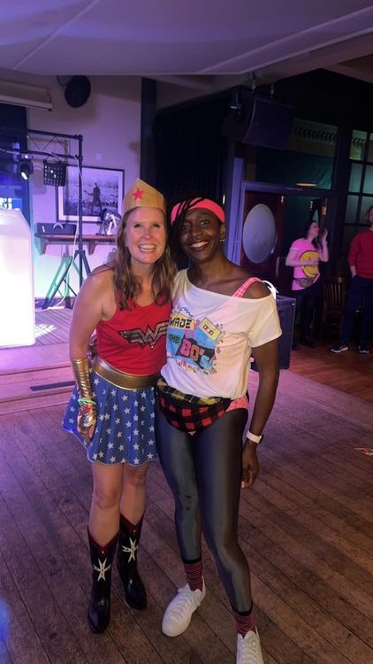 Birthday celebrations for Wonder Woman Jenaya in her Quatro's !!