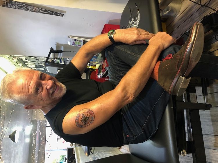 'Manchester, a City United' Chris Walker in his Jimmy Modernists