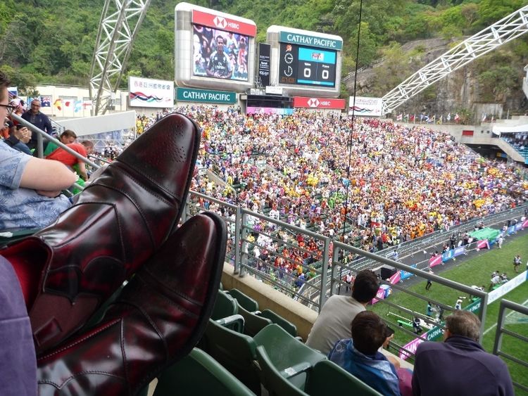 Jeff Gardner at the Hong Kong 7's watching Wales v France, we hope your O'toole Chelsea boots withst