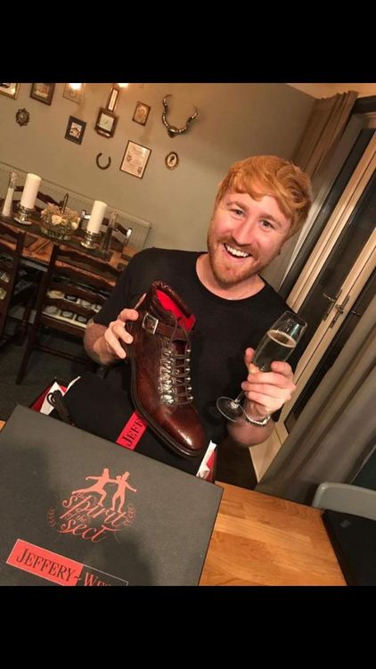 Daniel Couch celebrating his seven year anniversary in style!