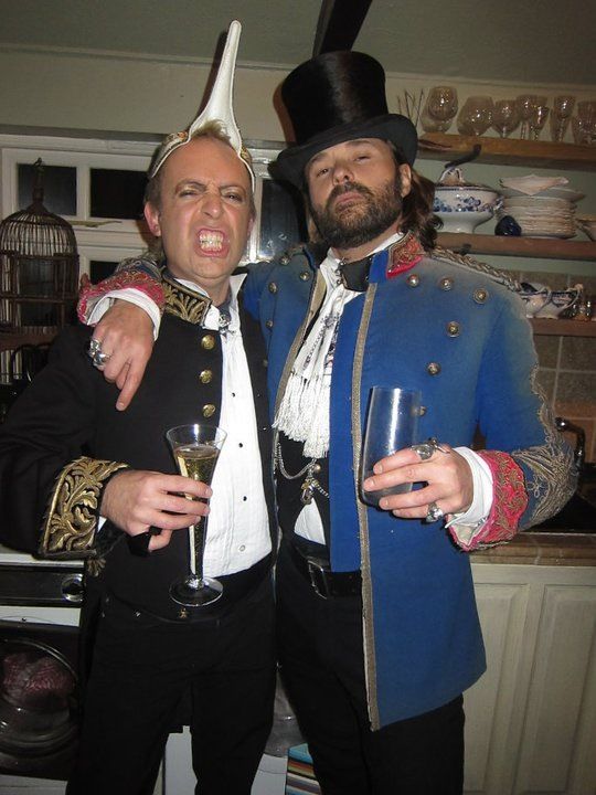 Ben Boyle and a Degenerate at one of MBJ do's. Rogues indeed!