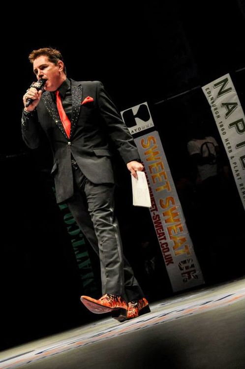 The One and Only Mr Brett Freeman On Stage, In Style and Sporting our Limited Edition Rochester Hell