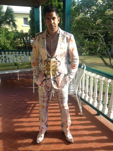 The Wonderful Mr Jude Ranasinghe in Jeffery-West Devistation Boots and one hell of a sensational sui
