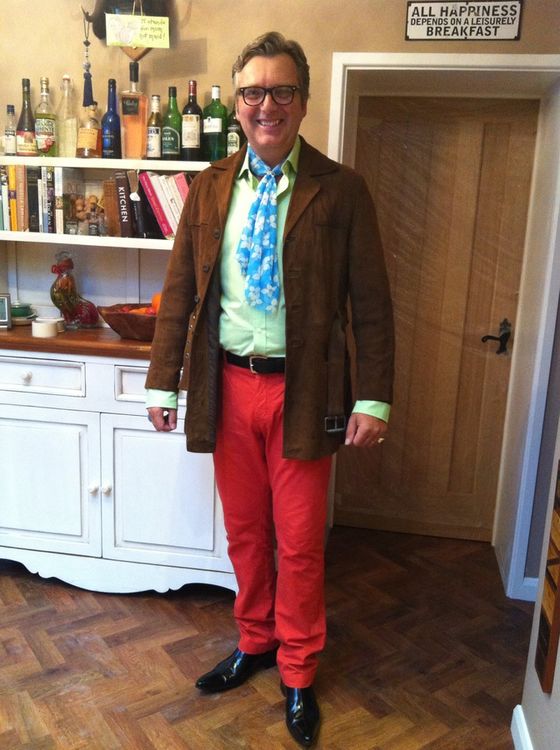 The Enigmatic Mark Massingham wearing Black Rafaels. Monkey Shoulder and Absenthe at the ready....ti