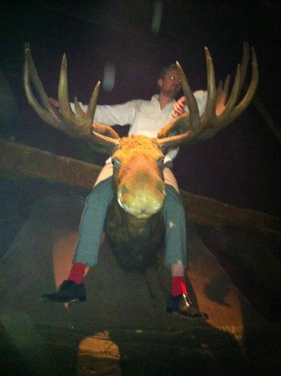 Jeffery-West's own Tom Railton and Moose 