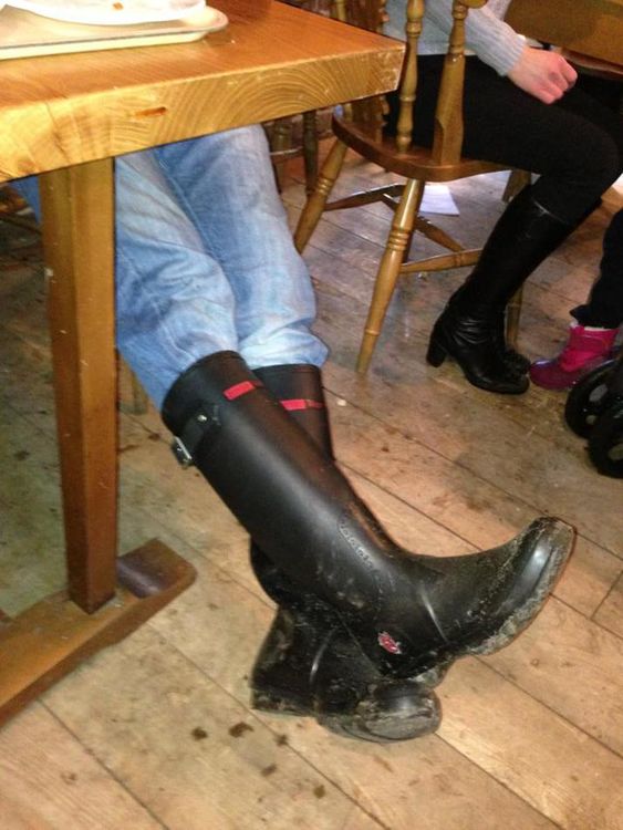 Majid Khan's JW Gumboot Wellies in action