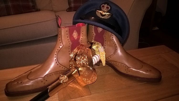 David Cole's pair of Novikov's along side his military regalia