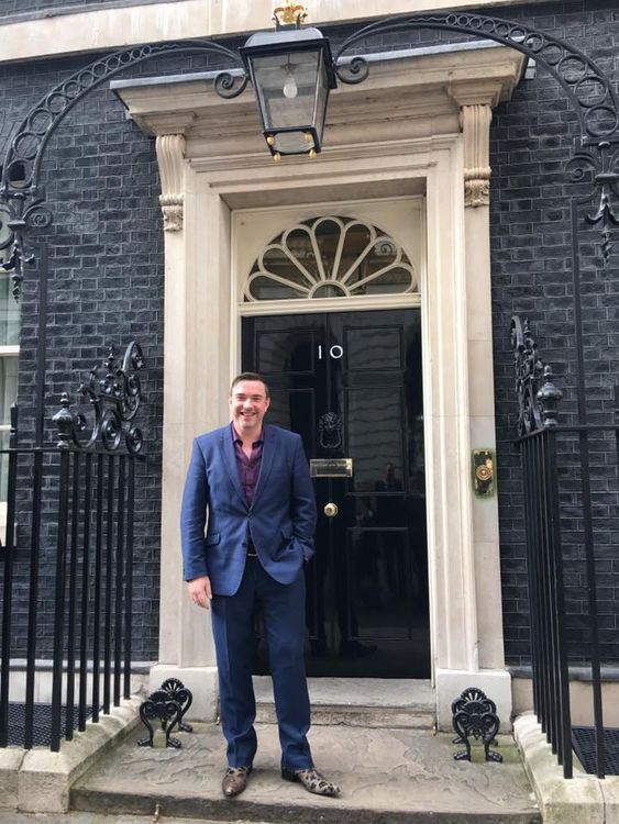 Mr. Ed James, of Global Radio, dropping in to No. 10 in his new Rochester Dragonâ€™s!