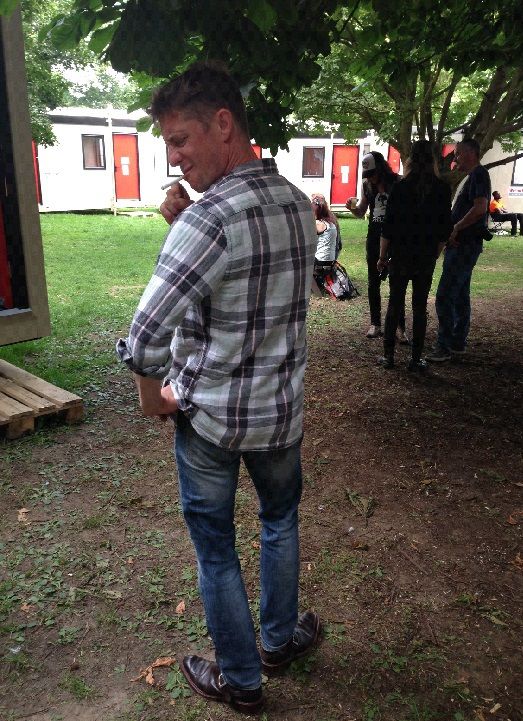 The Ramblin' Rogue Ian Williamson in his Ramblin' Man boots, with special appearance of Cadillac Thr