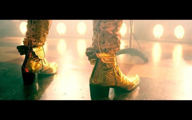 Alan Moore, bespoke winged platform Murphy's , in the film Jimmy's End