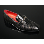 The 'Club Montepulciano' - Anaconda Gold Handcuff Loafer