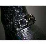 'Filmstar' Handcuff Trim Zip Boot