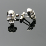 'Nosferatu' Skull Cufflinks & Shirt Buttons