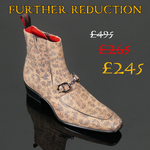 Anderson 'Filmstar' Apron front Handcuff trim zip boot