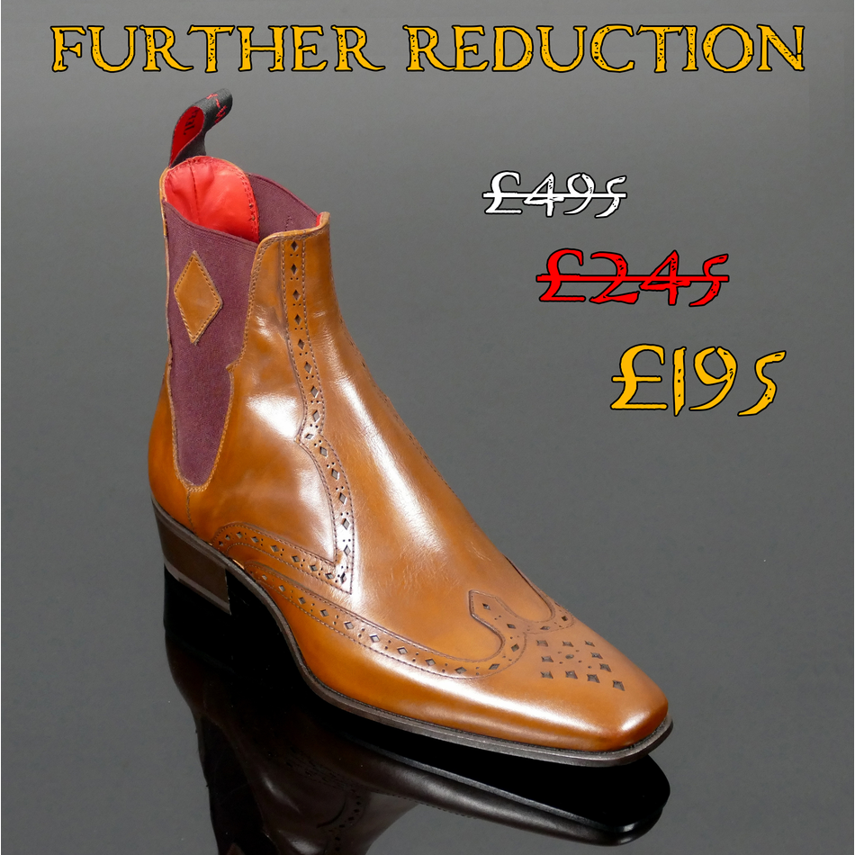 Anderson 'Glam' Wing tip Chelsea boot