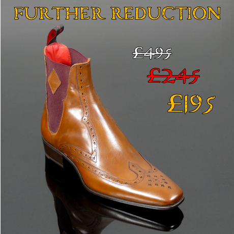 Anderson 'Glam' Wing tip Chelsea boot