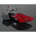 Carlito K978-'WILD SIDE' Skull charm harness zip boot