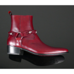 Carlito K978-'WILD SIDE' Skull charm harness zip boot