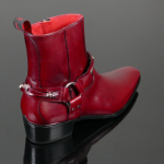 Carlito K978-'WILD SIDE' Skull charm harness zip boot