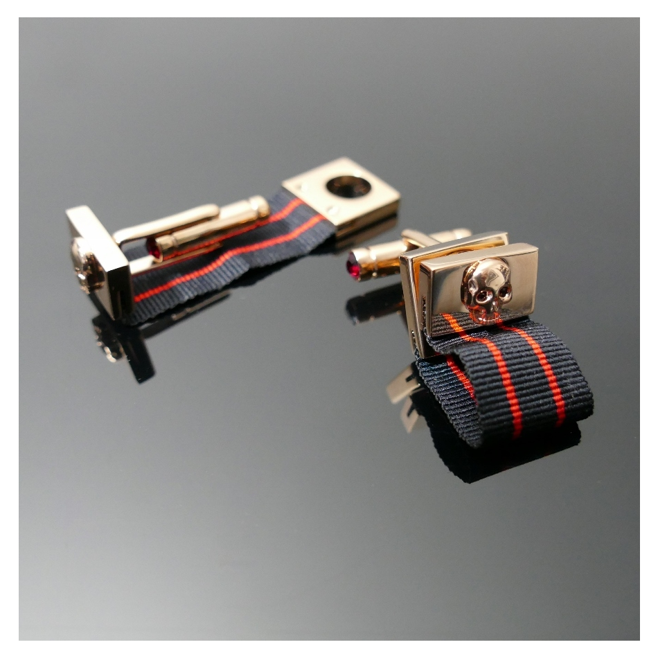 Cufflinks - Death Before Dishonour - GOLD