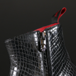 Dilettante 'Smaug' Reptile print zip boot