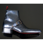 Dilettante 'The Duke' Buckle Detail zip boot