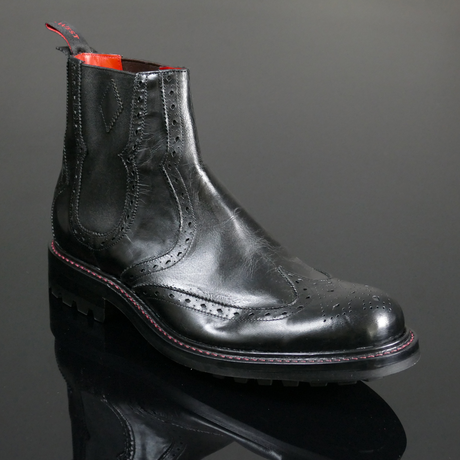 Hannibal 'Red Dragon' Wing Tip Chelsea Boot