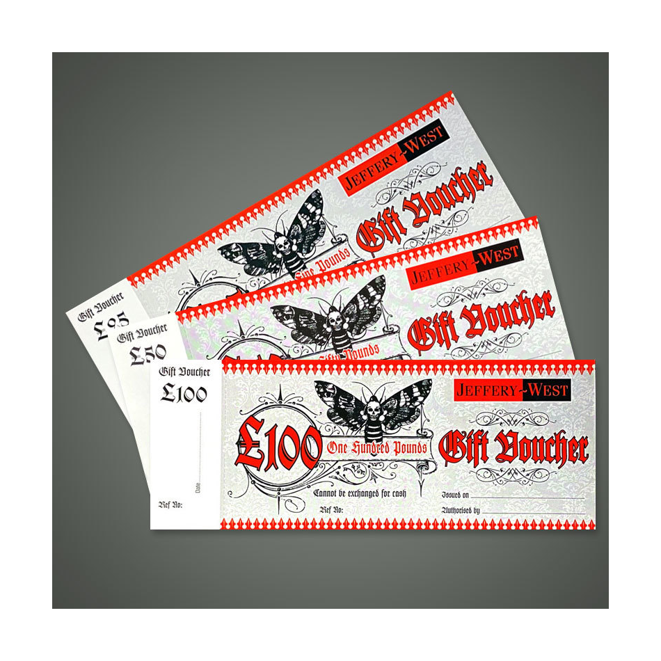Jeffery West In-store Gift Vouchers