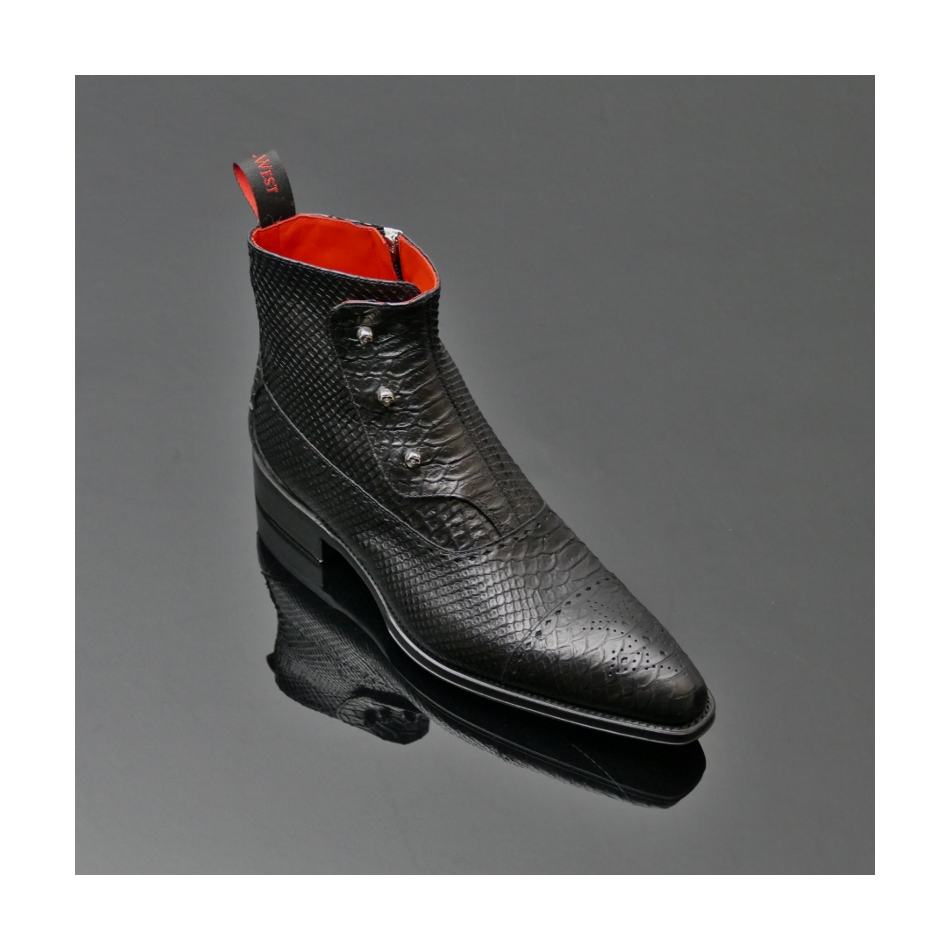 Lugosi - 'Gargoyle' Skull Spat Boot