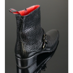 Lynott 'Grand Slam' Buckle detail zip boot