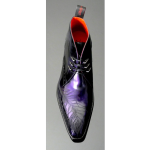 Moon 'Eye' Peacock feather Chukka Boot