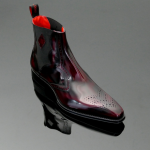 Moon 'Venus' Chevron Toe Chelsea boot