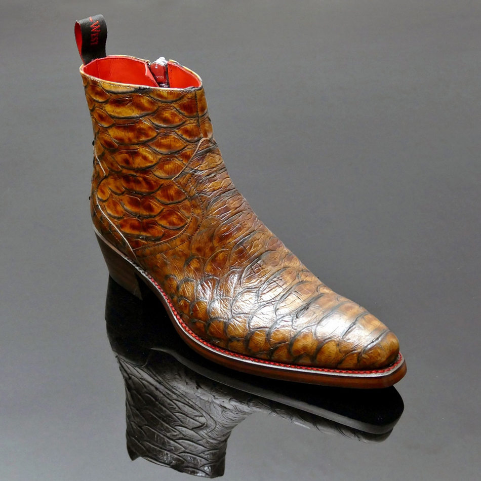 Rebel 'Antagonist' Rock n Roll Zip Boot