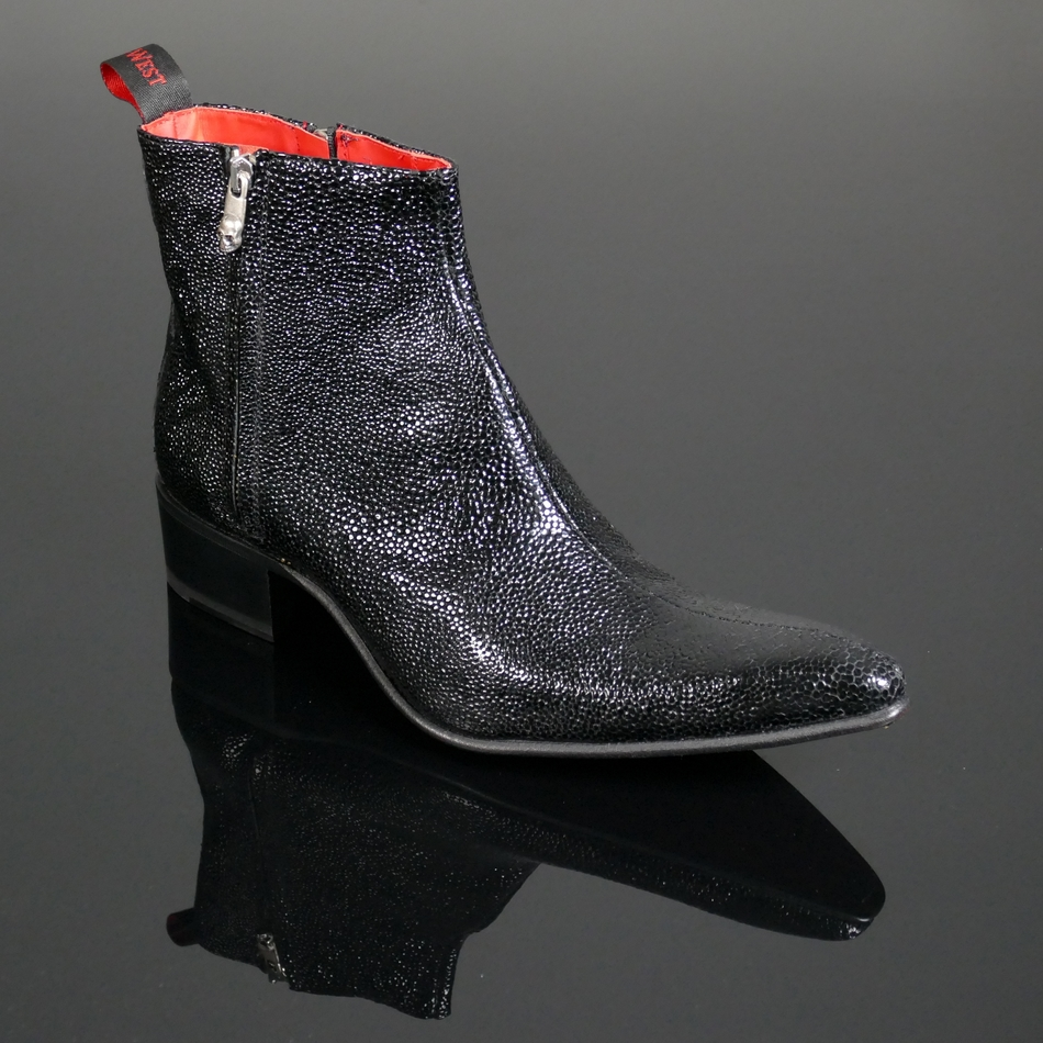 Rochester - 'Dodger' Double Skull Zip Boot