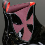 Rochester 'Dragon' Black patent Chelsea boot