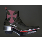 Rochester 'Dragon' Black patent Chelsea boot