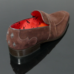 Soprano K630 D'ELEGANCE Brown Suede Saddle slip on