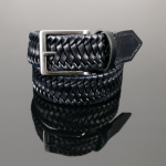 Sunset weave belt - Toledo Navy Calf