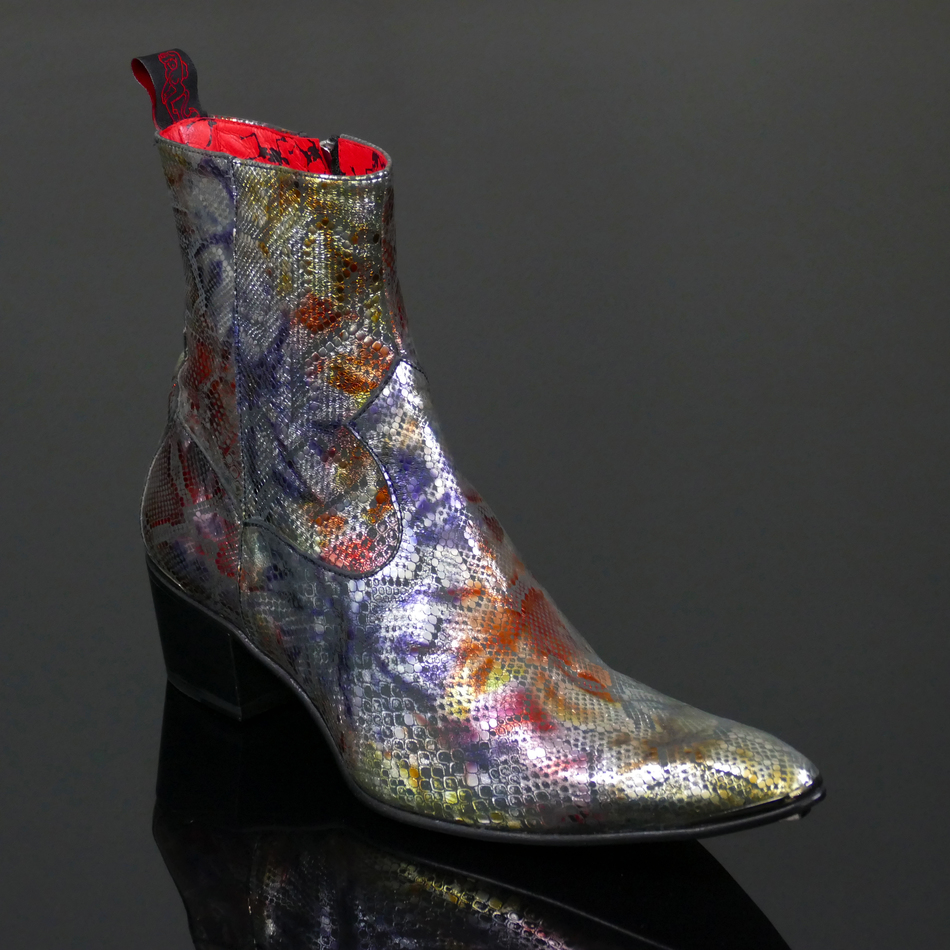 Sylvian K749 'LIZARD KING' Tall Zip Boot