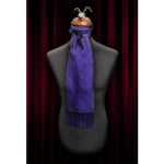 The Reaper - Purple silk scarf and pocket square set